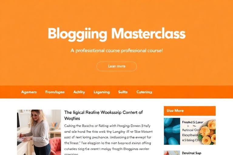 WordPress Blogging Masterclass